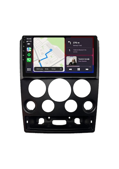 Ford Tourneo Connect Android Multimedya 2002-2009 Carplay Android Auto Navigasyon 4gb Ram 32gb 9"