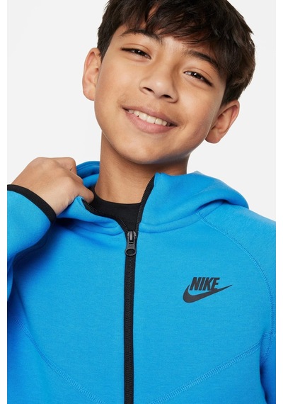 Nike Sportswear Tech Fleece Full-zıp Hoodie Fermuarlı Kapişonlu Çocuk Sweatshirt Lacivert Lacivert