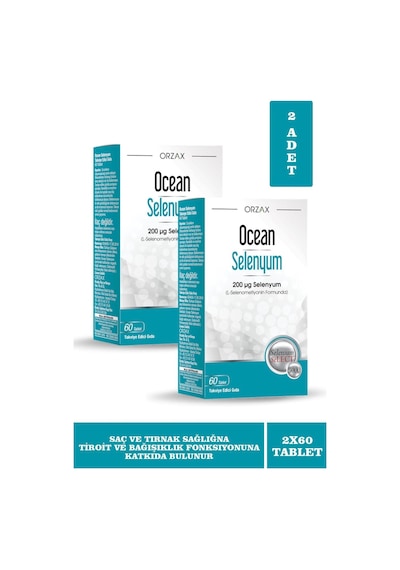 Ocean Selenyum 200 Mcg 60 Tablet 2 Adet