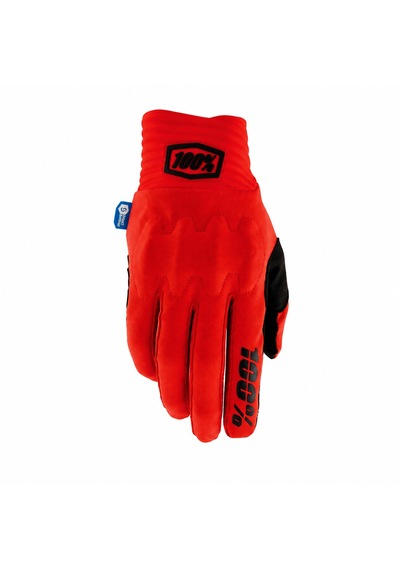 Aegıs 100% Gloves Black Yazlik Motosiklet Kirmizi Eldiven Siyah - Kırmızı