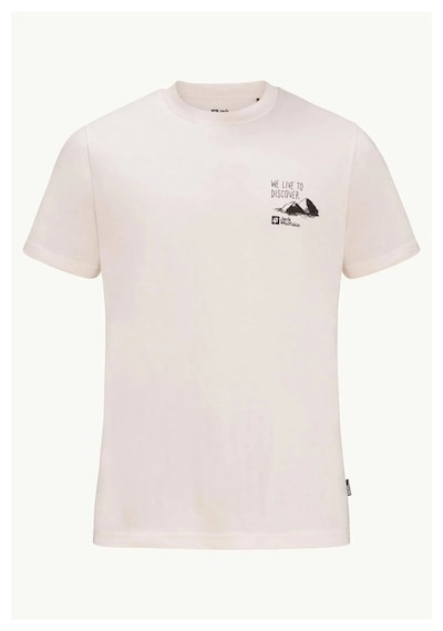 Jack Wolfskin Discover T M Erkek T-shirt SİYAH