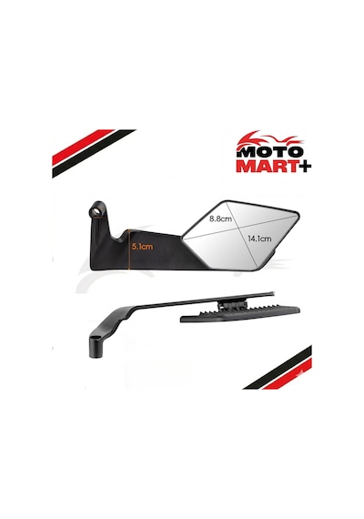 Cfmoto 700cl-x Siyah Katlanır Ayna H2 Mr0212