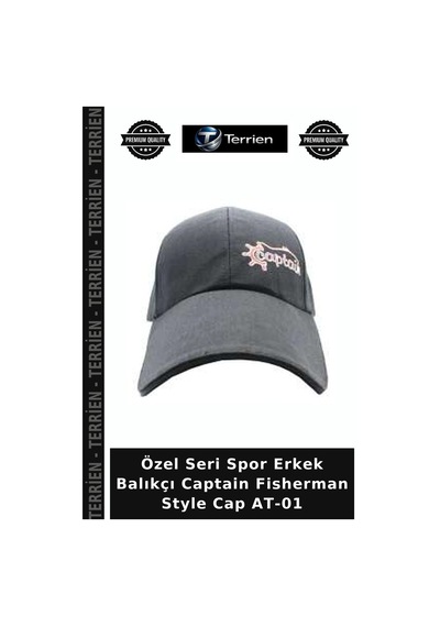 Terrien Özel Seri Spor Erkek Balıkçı Captain Fisherman Style Cap At-01 Standart