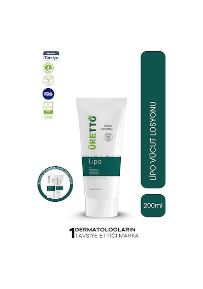Üretto Lipo Vücut Losyonu 200 ML