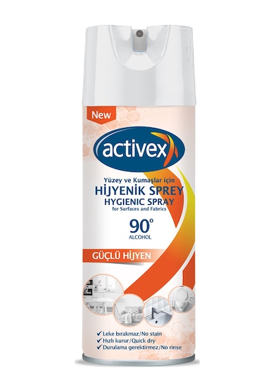 Activex Hijyenik Kumaş ve Yüzey Spreyi 400 ML