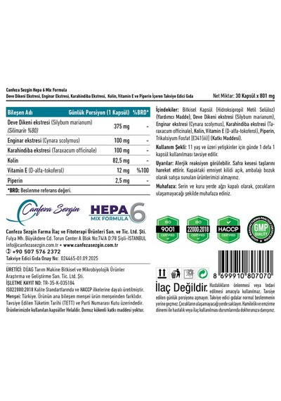 Canfeza Sezgin Hepa 6 Mix Formula