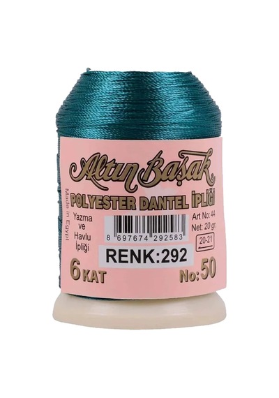 Tedar Altınbaşak Oya Ve Dantel İpi 20 Gr - Royaleks - No: 292 Najmaddin (No:1) 8.5Cm X 10.5 Cm