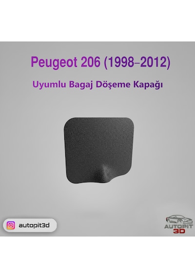 Peugeot 206 1998 2012 Uyumlu Bagaj Döşeme Kapağı