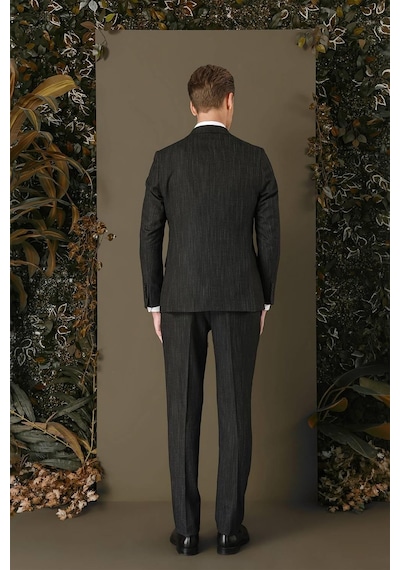 Efor Tk 883 Slim Fit Siyah Klasik Takım Elbise Siyah Efor Tk 883 Slim Fit Siyah Klasik Takım Elbise Siyah