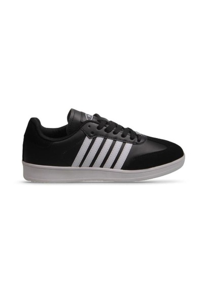 M.P Mp 242-1558 Siyah Beyaz Unisex Bağcıklı Spor Ayakkabı Siyah - Beyaz