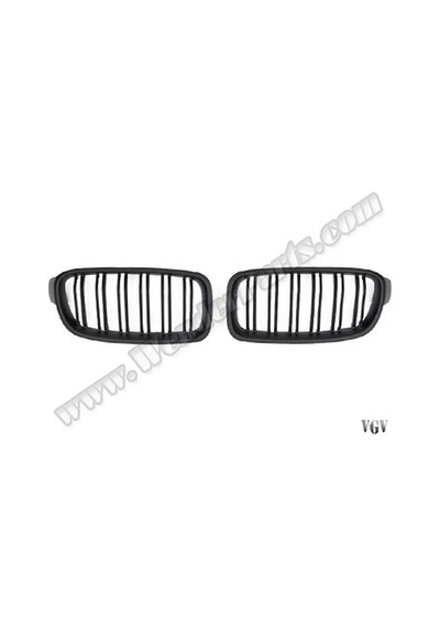 Bmw F30+lcı 2012-2018 Panjur Set Mat Siyah Çift Çıtalı 51712240778 Wender