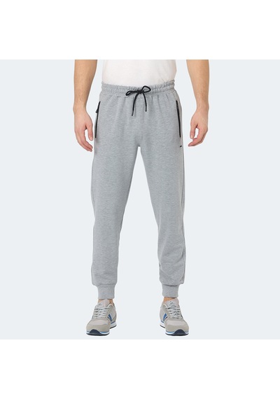 Slazenger NEAL KTN Erkek Fermuar Cepli Gri Eşofman Altı