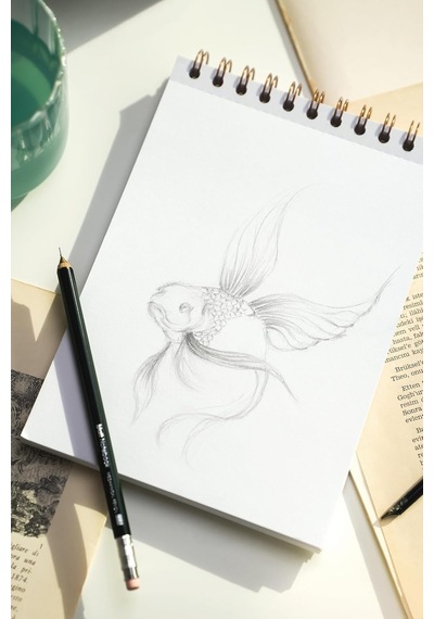 Matt Notebook A5 Eskiz Defteri Sketch Book 50 Yaprak 150 Gr Kalın Kağıt