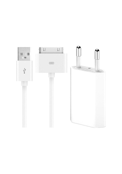 Iphone 4/4s Uyumlu Şarj Aleti Ve Data Kablosu
