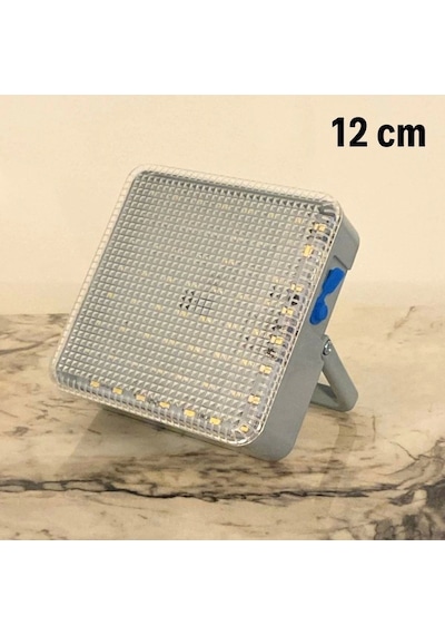 Dış Mekan Ve Kamp İçin Usb İle Şarj Olan 4 Farklı Işık Modlu Güçlü Projektör Lamba 100w 2400 Mah