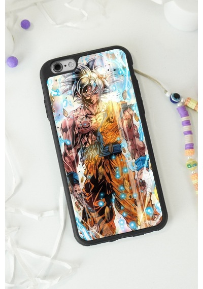 Apple Uyumlu iPhone 6 - 6s Anime War Tasarımlı Glossy Telefon Kılıfı Siyah