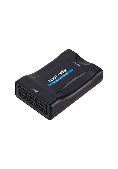 SCART TO HDMI AV ÇEVİRİCİ DÖNÜŞTÜRÜCÜ ADAPTOR SKART TÜPLÜ TV