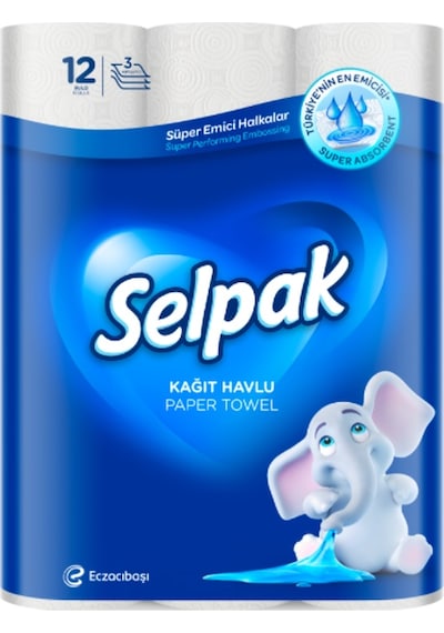 Selpak Kağıt Havlu 12'li