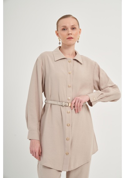FTZ Women Ftz Pantolonlu Takım Taş 31035 Taş