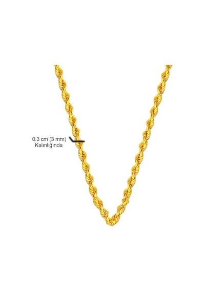 Bilezikci Burma Halat 14 Ayar Zincir 50 cm 14HL503