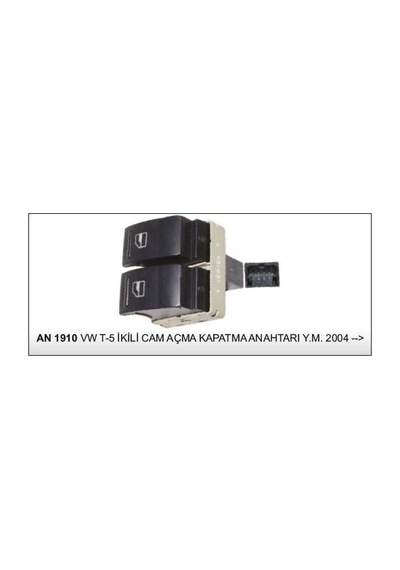 Cam Kaldırma Anahtarı Çiftli Vw.transporter T5 Ym.04- An410 - An1910 1 Ad