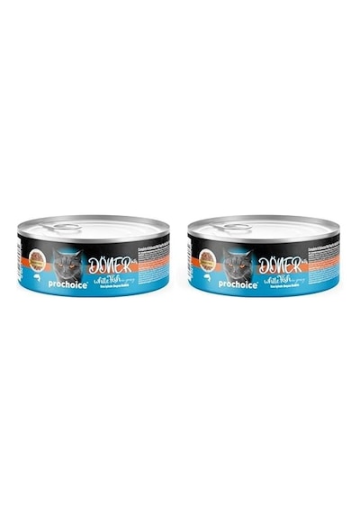 Prochoice Döner Fish, Sos İçinde Beyaz Balıklı Tam & Dengeli Yetişkin Kedi Maması 70 Gr X 12 Adet 2 Paketi 103 Ivory