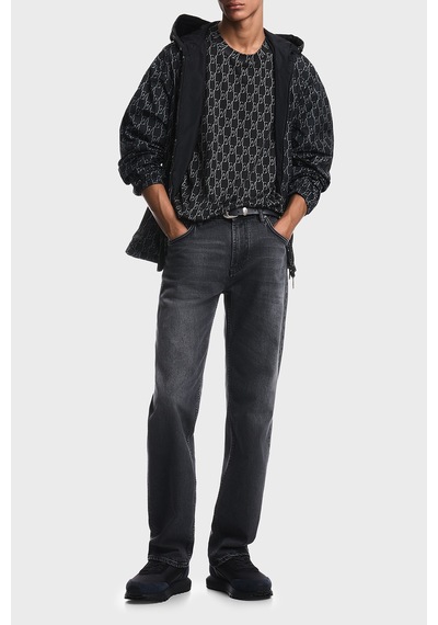 Emporio Armani Pamuklu Soluk Görünümlü Regular Fit Jeans Erkek Kot Pantolon Em000763 Af29076 M8001 Gri