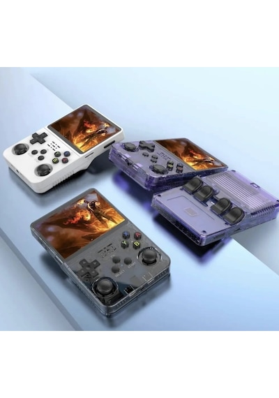 R36s Retro Oyun Konsolu 3.5" Ips Ekranlı, 15.000+ Oyunlu, 64gb Destekli Taşınabilir Mini Arcade Mo