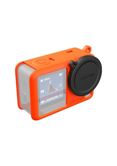 Telesin Osmo Action 6 Için Silikon Koruyucu Kılıf Orange