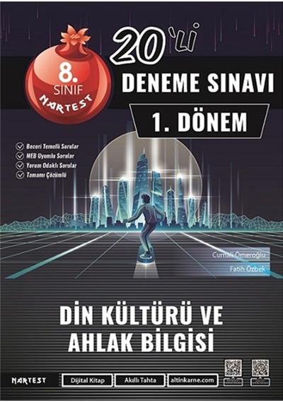 8. Sınıf 1. Dönem Mod 20'li Din Kültürü Ve Ahlak Bilgisi Deneme Sınavı- Nartest