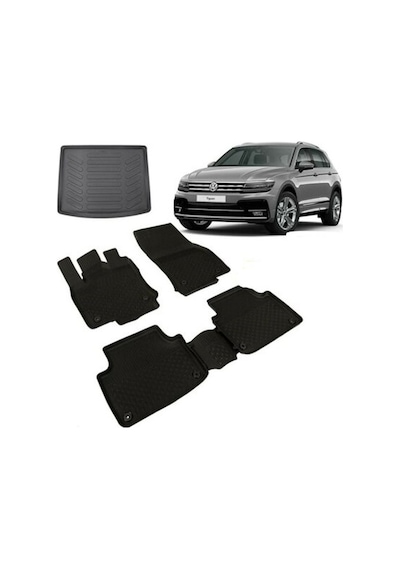 Volkswagen Tiguan Paspas ve Bagaj Havuzu Sahler 2020-2021-2022