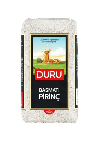 Duru Basmati Pirinç 1 Kg - 4 Adet Tarı
