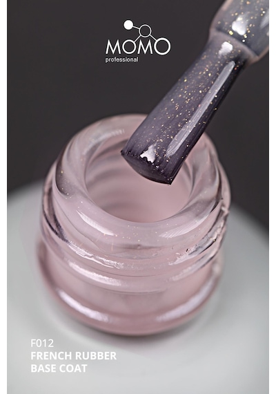 Momo Professional Kalıcı Oje French Base F012 Işıltılı Ten 14 Ml