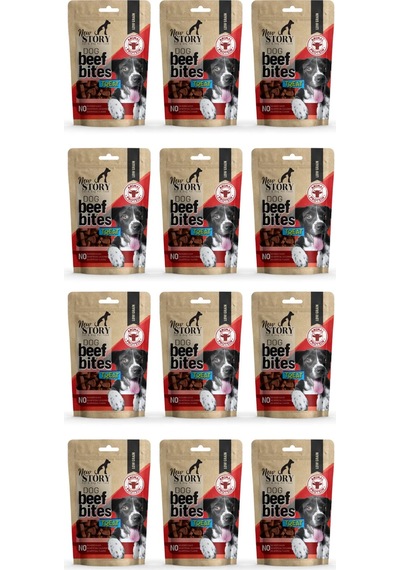 Dog Beef Bites 12x80gr. Biftekli, Köpek Ödül Maması