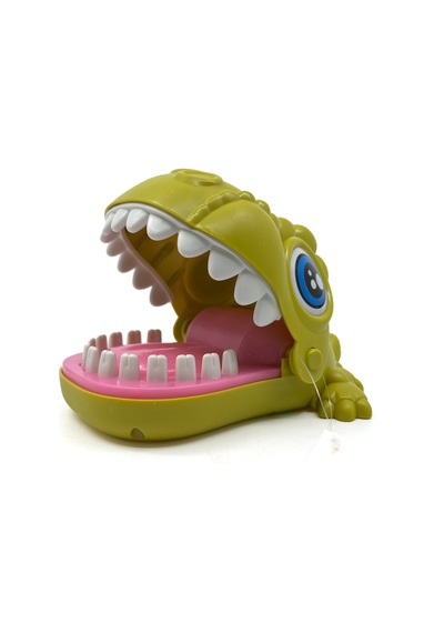 Sevimli Hayvan Dişçisi - Finger Biting Adventure - Yeşil Dinozor