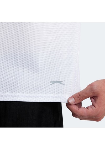 Slazenger Vaska I Erkek Tişört Beyaz