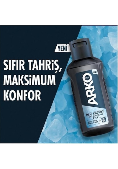 Arko Men Tıraş Sonrası Kolonya, Cool, 255 Mililitre