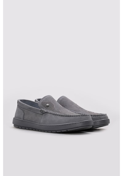 Fast Step Hakiki Deri Erkek Casual Ayakkabı 302ma1211-1 Gri