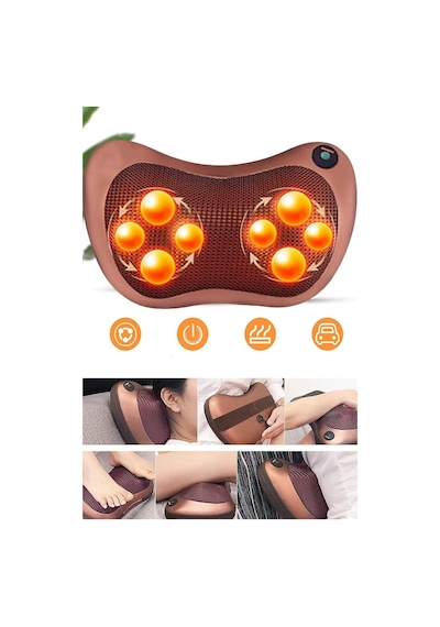 Tr Ovmalı Masaj Yastığı Ayak Bel Boyun Sırt Vücut Omuz Aleti Yeni Model Masaj Yastığı