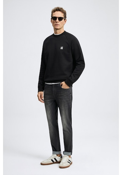 Lufian Blake Erkek Sweatshirt Siyah Siyah 112030193100100