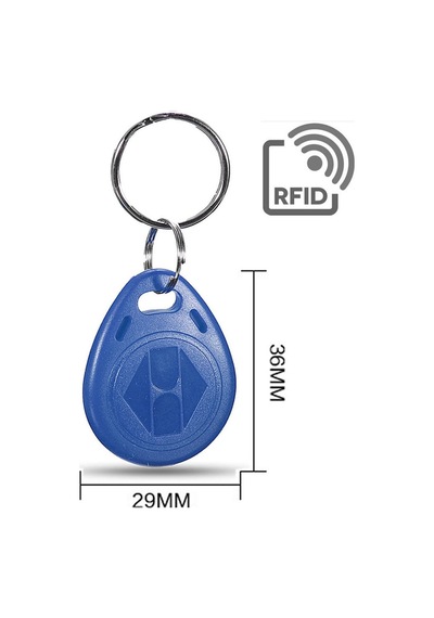 Uıd Kimlik Numarası Değiştirilebilir 125khz Rfıdrfid Manyetik Anahtarlık Proximity Göstergeç Em4100
