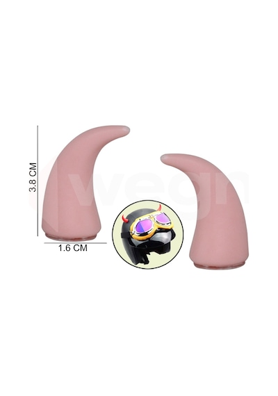 Direksiyon - 116 - Ve Kask Üstüne Takılan Boynuz - Csmo-tex - Aparatı Pembe