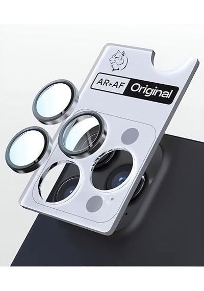 Kamera Lens Koruyucu, Safir Cam, Alüminyum Alaşım Çerçeve, Kolay Kurulum, Hd Kalite, Güçlü Yapışma, Çubuk Sökme Aparatlı Titanyum Gri, Ip 17 Pro/pro Max /16 Pro/pro Max/15 Pro/pro Max