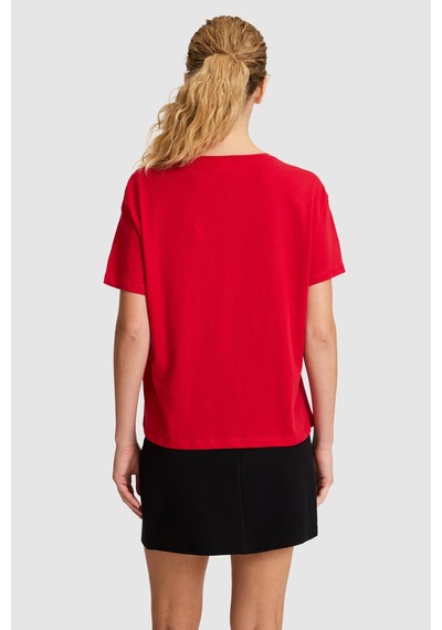 U.S. Polo Assn. U.s. Polo Assn. Kadın Kırmızı Tişört 50323530-vr030 Kirmizi