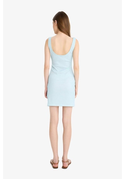 DeFacto Coool Bodycon Vücudu Saran Kare Yaka Pötikareli Bürümcük Askılı Mini Yazlık Elbise F2759AX25SMTR514 DeFacto Coool Bodycon Vücudu Saran Kare Yaka Pötikareli Bürümcük Askılı Mini Yazlık Elbise F2759AX25SMTR514
