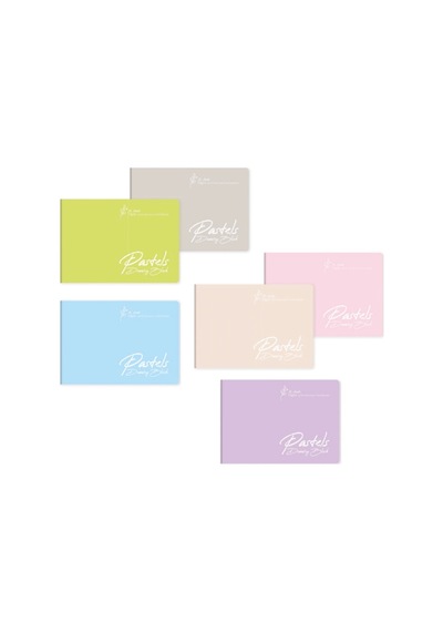 Gıpta Pastels 25x35 CM 32 Yaprak Plastik Kapak Resim Defteri