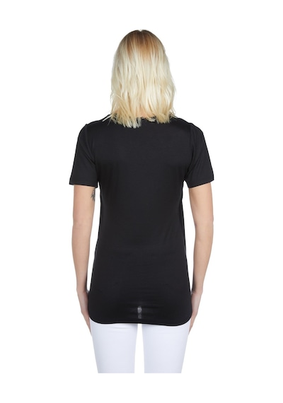 Luvmabelly Maternity 3502 Siyah Pamuklu Lohusa Emzirme Bluz