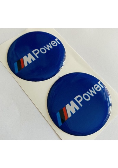Mpower Damla Etiket Sticker 5x5cm 2'li Lacivert
