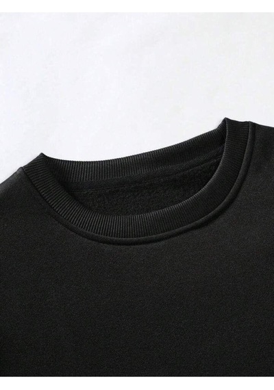 Seda Unisex Kadın/erkek Yılbaşı Temalı Sweatshirt SIYAH