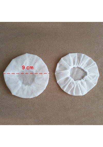 Kulaklık Bonesi 9 CM Beyaz 20 Adet
